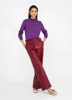 Maglia in lana con perle