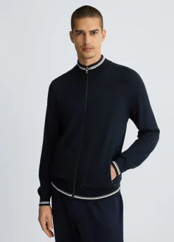 Maglia in lana con zip