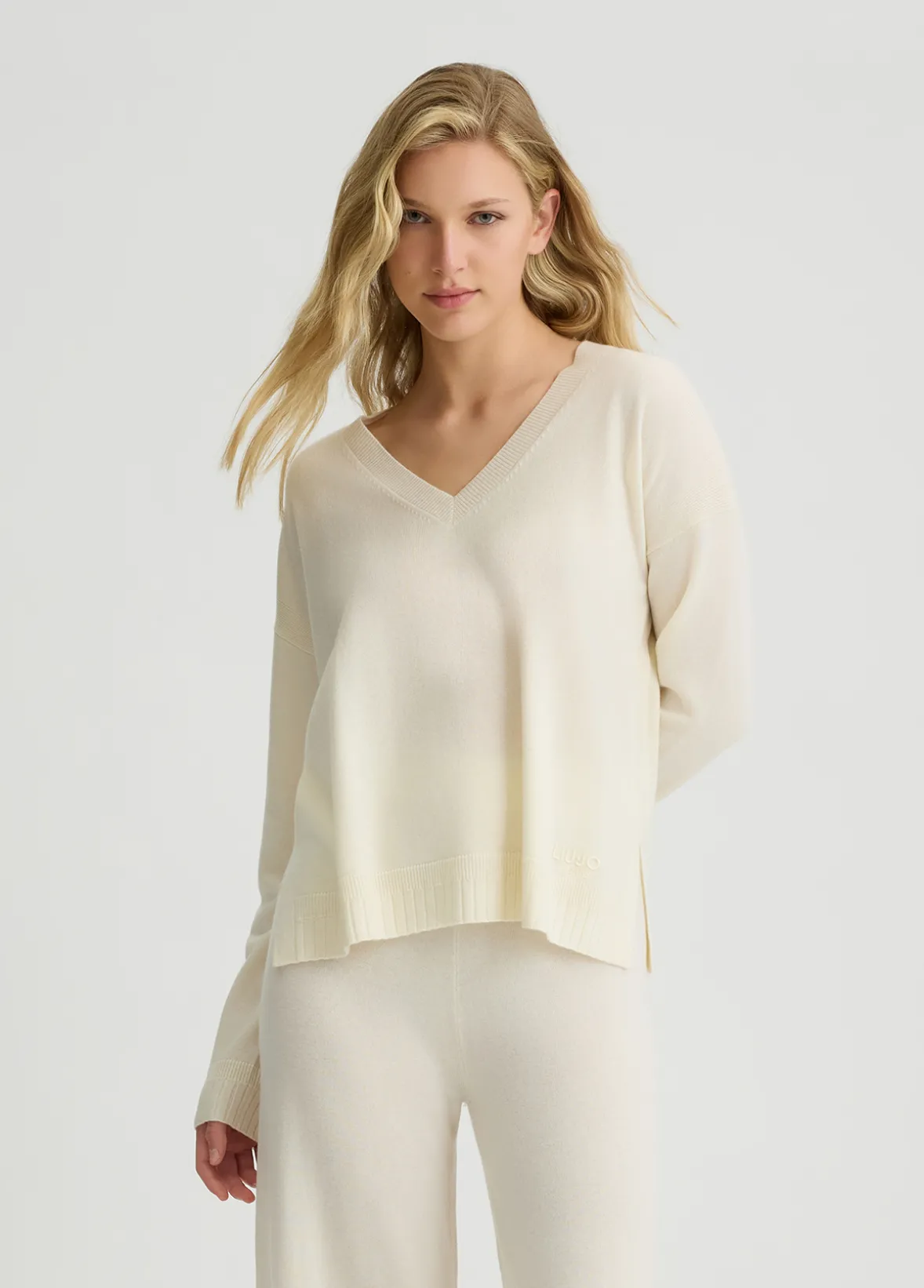 Maglia in lana e cashmere