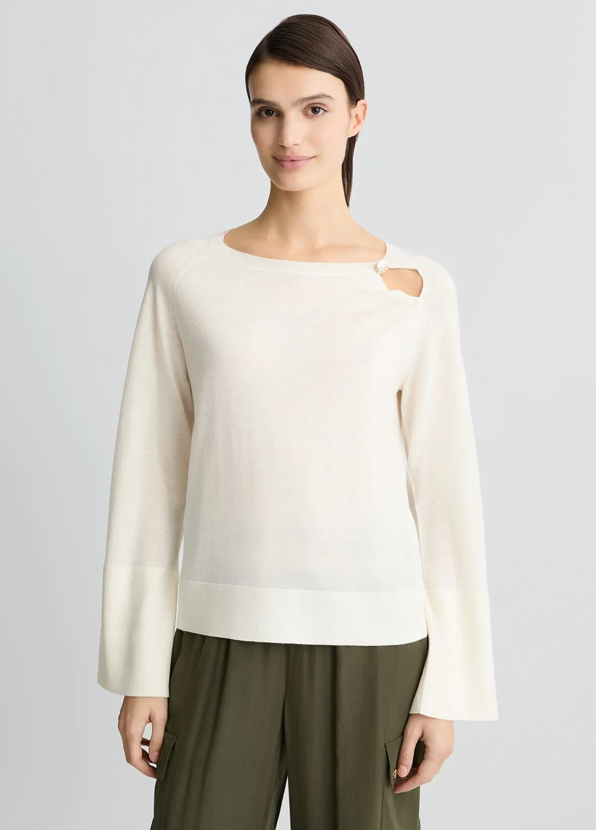 Maglia in lana e cashmere