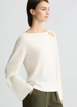 Maglia in lana e cashmere