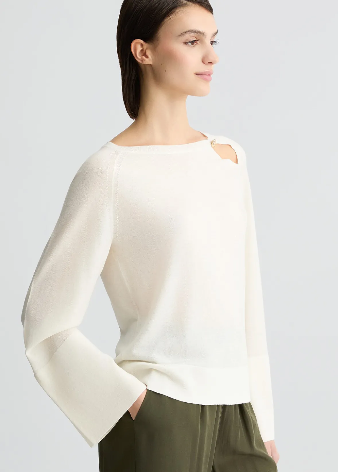 Maglia in lana e cashmere