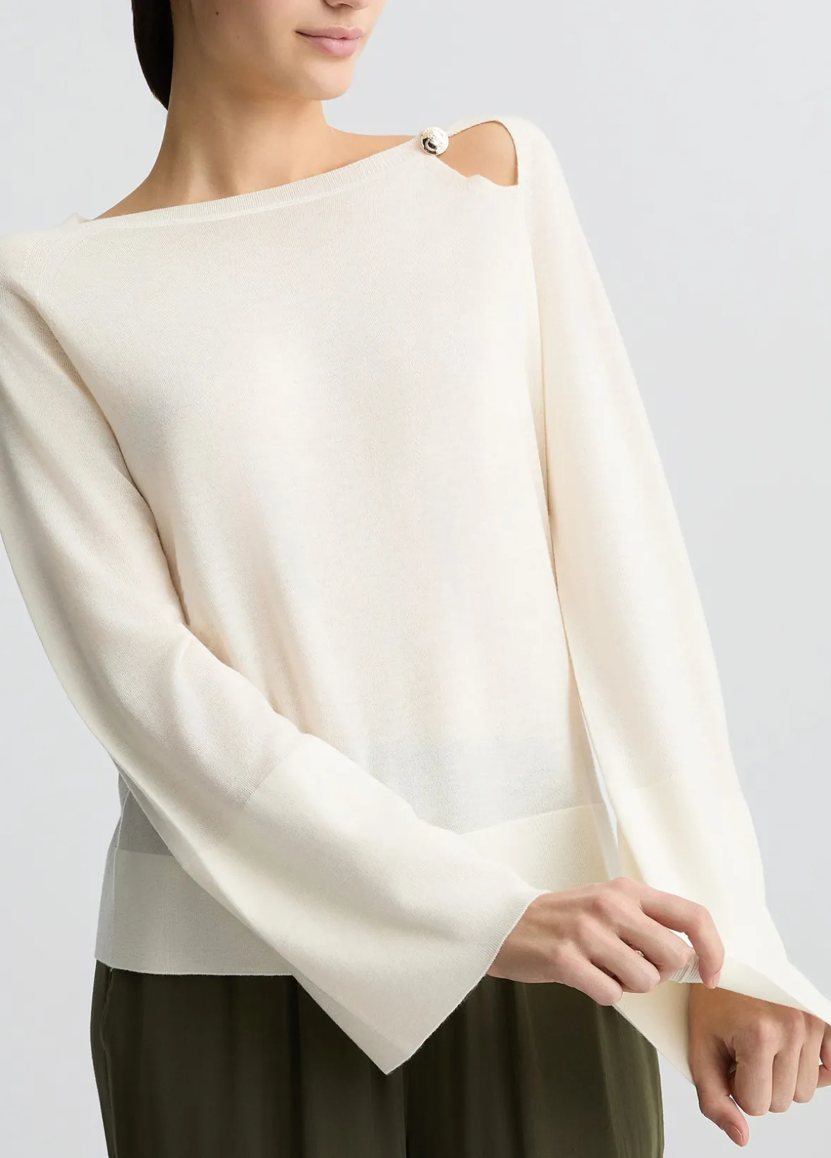 Maglia in lana e cashmere