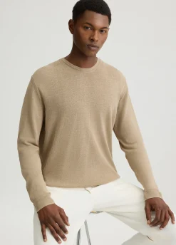 Maglia in lino e cotone