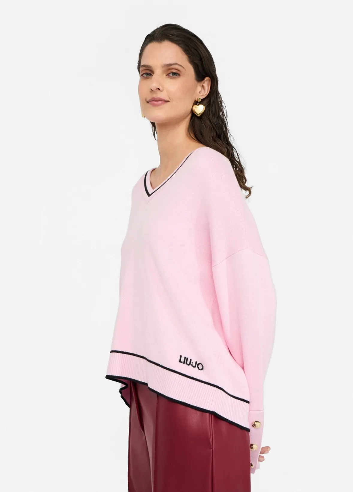 Maglia in misto seta