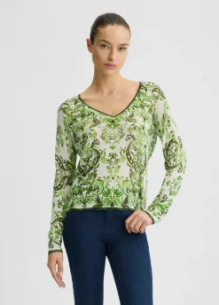 Maglia lurex® con stampa