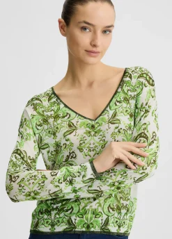 Maglia lurex® con stampa
