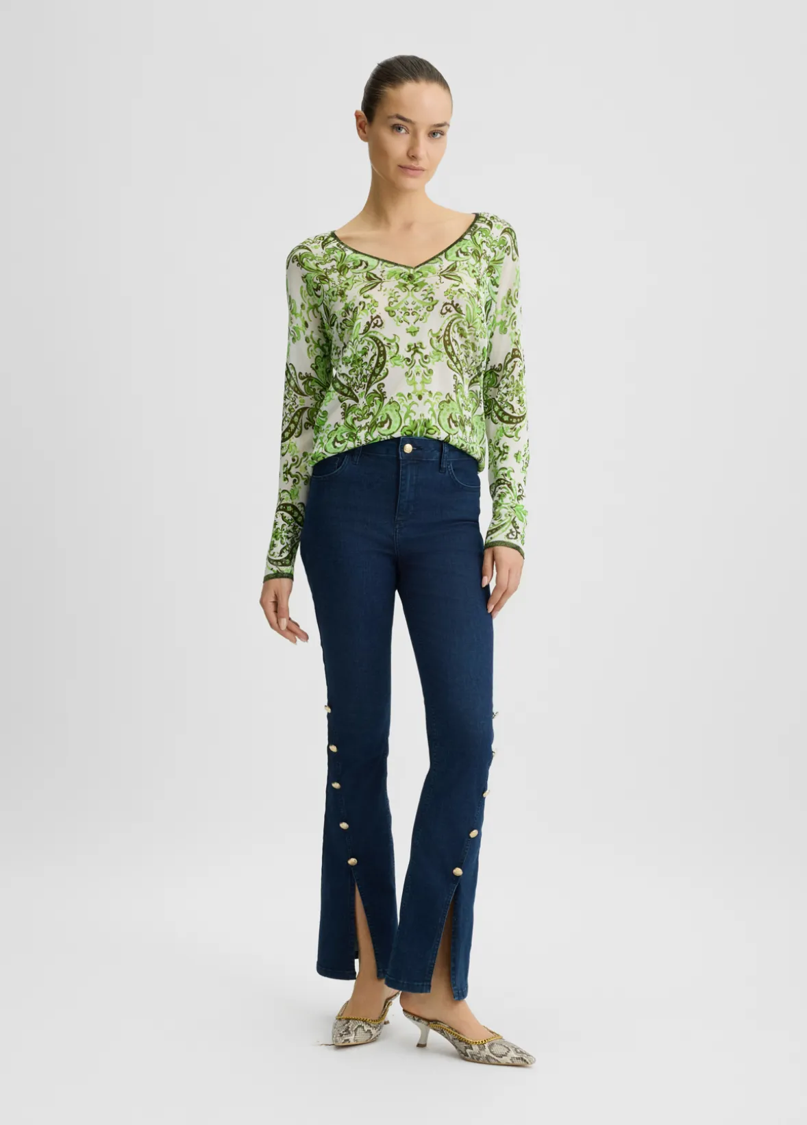 Maglia lurex® con stampa