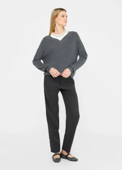 Maglione con ricami gioiello