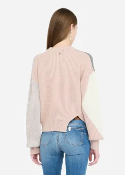 Maglione in lana con intarsi