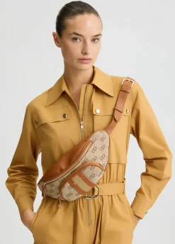 Marsupio jacquard con logo