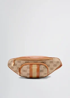 Marsupio jacquard con logo
