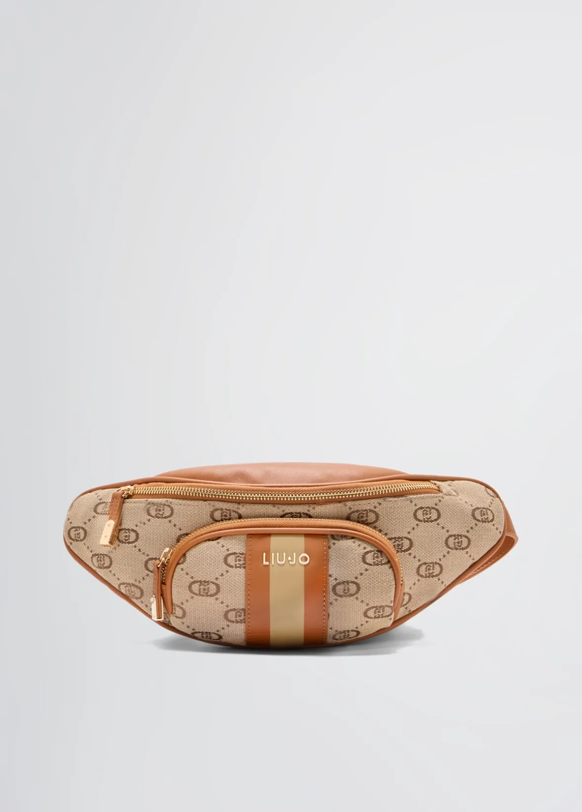 Marsupio jacquard con logo