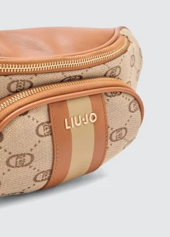 Marsupio jacquard con logo