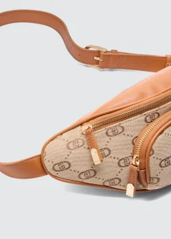 Marsupio jacquard con logo