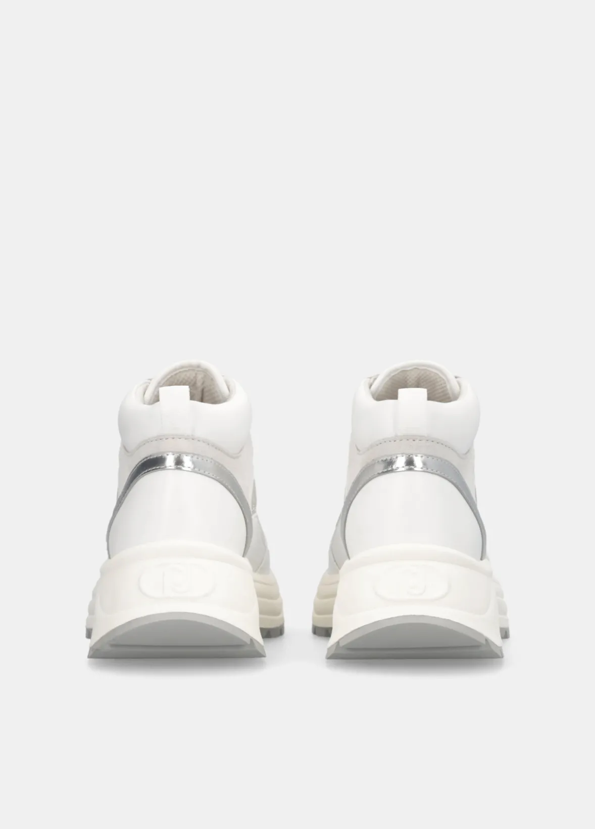 Mid sneakers in glitter mesh