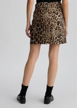 Minigonna animalier