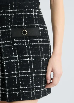 Minigonna bouclé lurex®