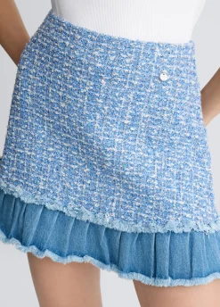 Minigonna in bouclé