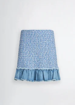 Minigonna in bouclé