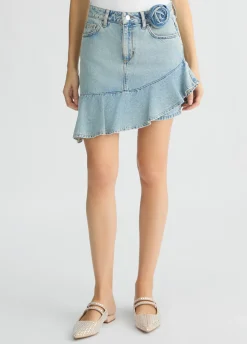 Minigonna in denim