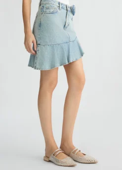 Minigonna in denim