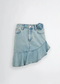 Minigonna in denim