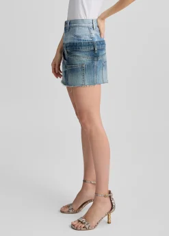 Minigonna in denim