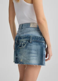 Minigonna in denim