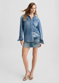 Minigonna in denim