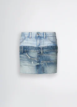 Minigonna in denim