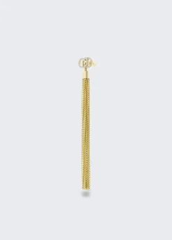 Orecchini con nappine metalliche