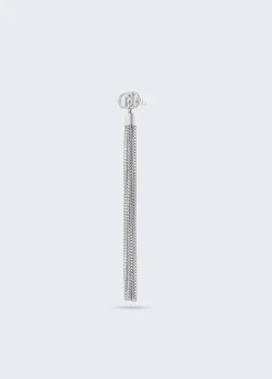 Orecchini con nappine metalliche