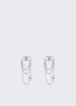 Orecchini pendendi con logo