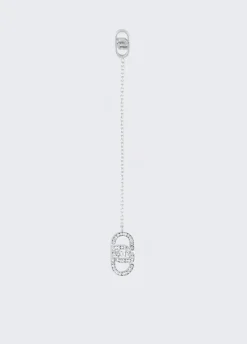 Orecchini pendenti con logo