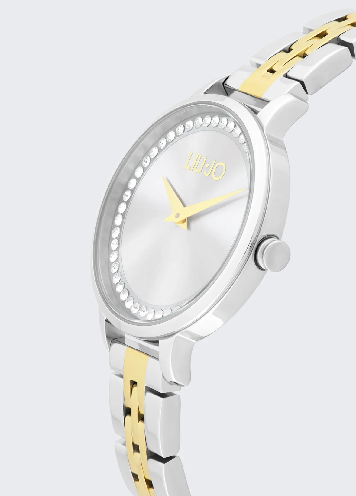 Orologio in acciaio con brill