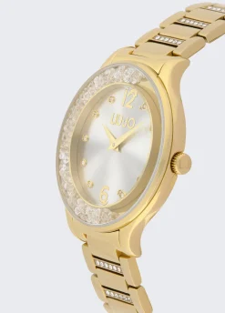 Orologio in acciaio con brill