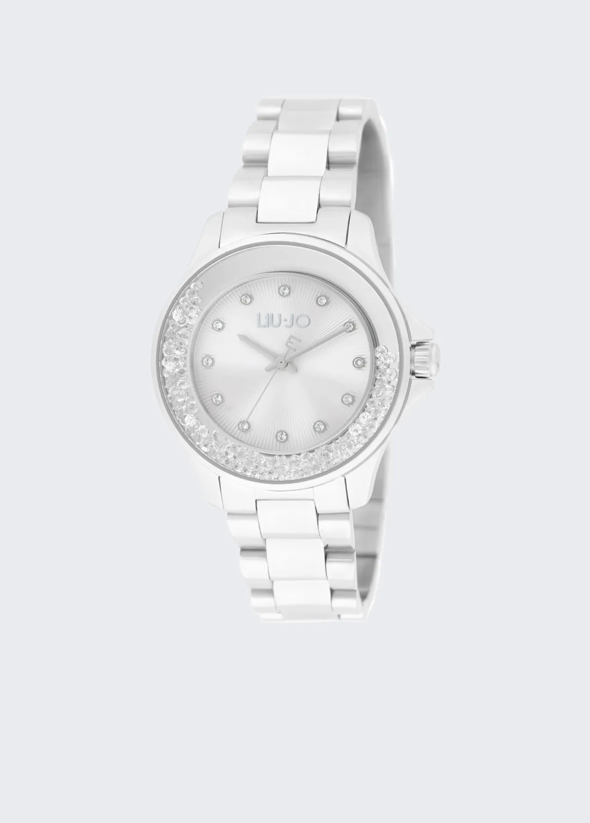 Orologio in acciaio con brill