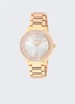 Orologio in acciaio con brill