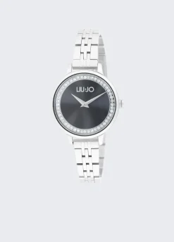 Orologio in acciaio con brill