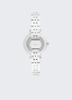 Orologio in acciaio con brill