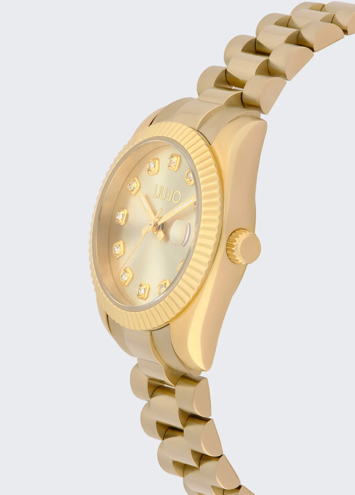 Orologio in acciaio con brill