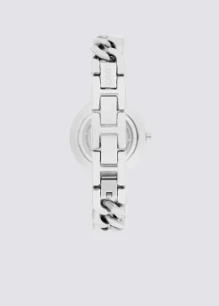 Orologio in acciaio con catena gioiello