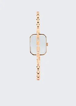 Orologio in acciaio e cristalli
