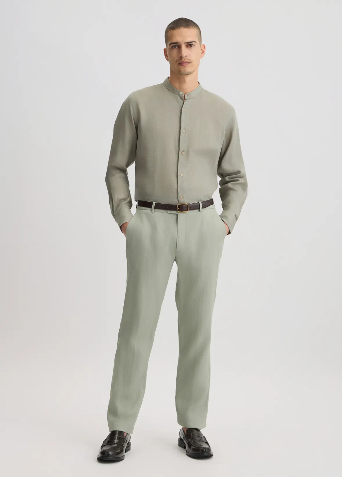 Pantaloni 100% lino