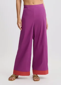 Pantaloni a palazzo in cotone