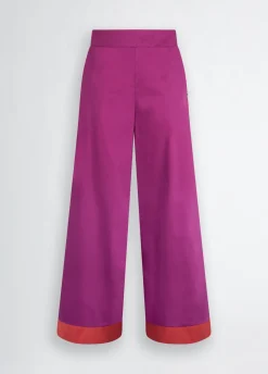 Pantaloni a palazzo in cotone