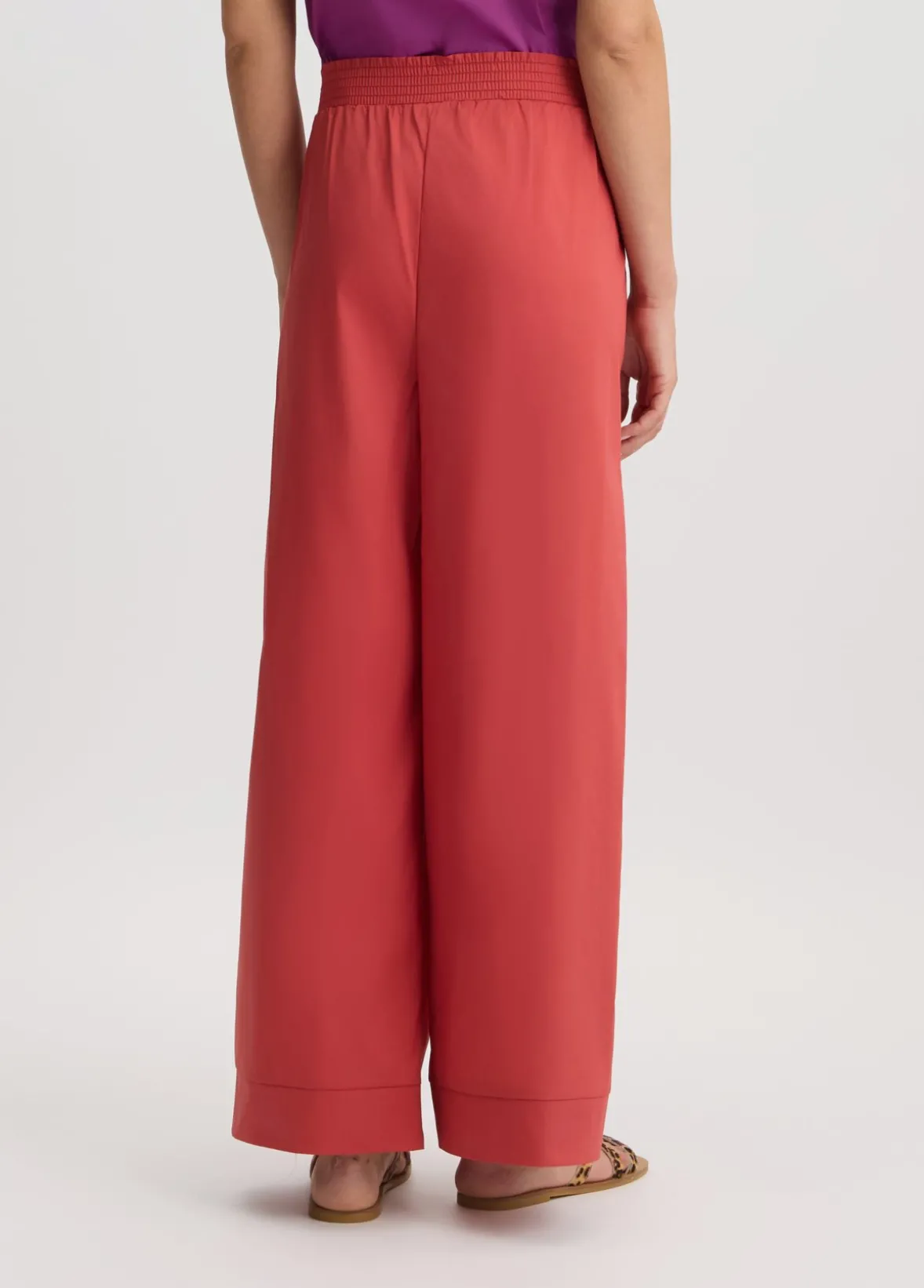 Pantaloni a palazzo in cotone