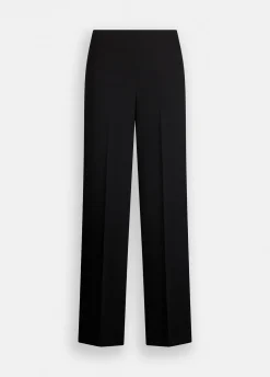 Pantaloni a palazzo in envers satin