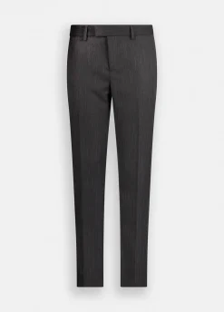 Pantaloni a sigaretta gessati